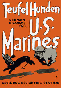 Devil Dog Recruiting Station - WW1 Marine Corps von warishellstore
