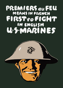 US Marines -- First To Fight von warishellstore