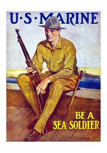 US Marine - Be A Sea Soldier by warishellstore