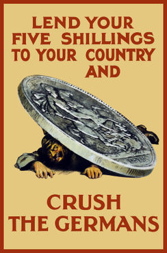 766-369-lend-your-shillings-crush-the-germans-ww1-poster-2