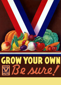 Victory Garden -- Grow Your Own by warishellstore