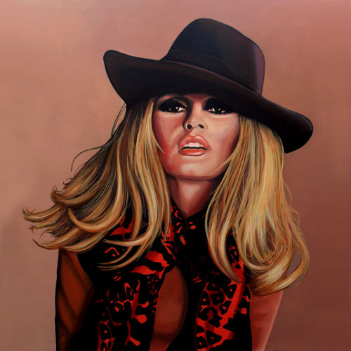 Brigitte-bardot-painting