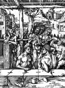 The Men`s Bath by Albrecht Dürer