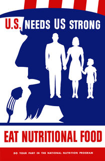 Eat Nutritional Food -- Uncle Sam by warishellstore