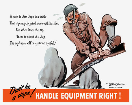 807-389-dont-be-a-dope-handle-equipment-right-ww2-poster