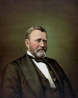 811-president-general-us-grant-painting-poster