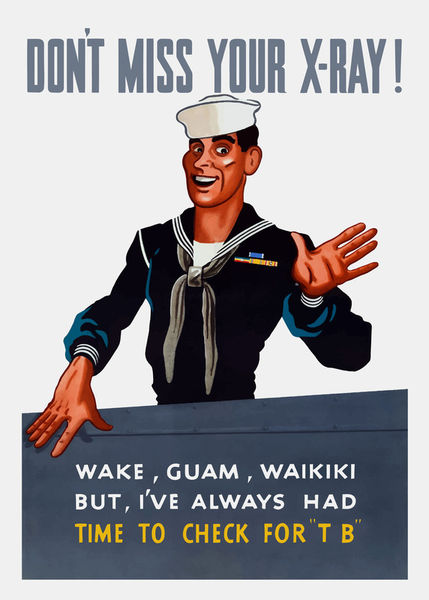 815-394-xray-tb-medical-navy-sailor-ww2-poster