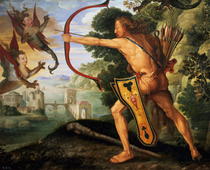 Hercules and the Stymphalian birds by Albrecht Dürer