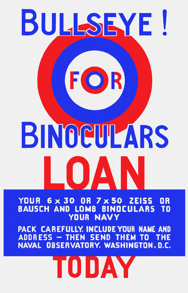 849-410-bullseye-for-binoculars-loan-today-wpa-poster