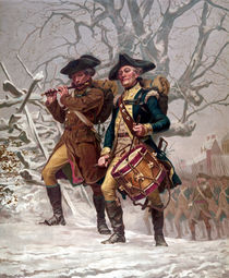 Revolutionary War Soldiers Marching  von warishellstore