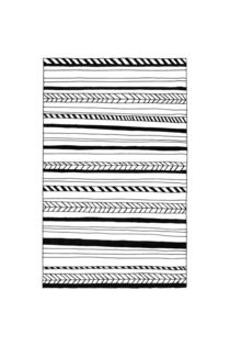 Abstract Black Lines Pattern von cinema4design