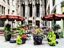 Chicago - Enjoying Lunch on the Magnificent Mile by Susan Savad