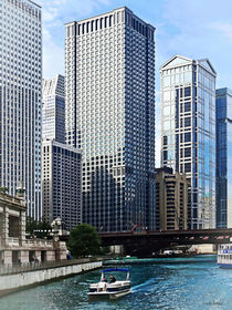 Chicago IL - Chicago River Near Wabash Ave. Bridge von Susan Savad