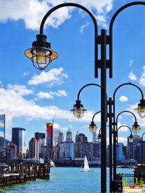 Manhattan NY - Skyline From Liberty State Park von Susan Savad