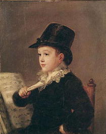 Portrait of Mariano Goya  by Francisco Jose de Goya y Lucientes