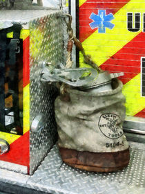 Fireman - Bucket on Fire Truck by Susan Savad