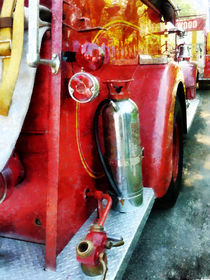 Fire Extinguisher on Fire Truck by Susan Savad