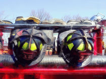 Firefighters - Fire Helmet and Boots by Susan Savad