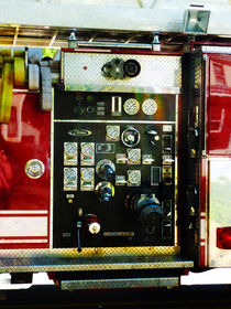 Fireman - Gauges on Fire Truck by Susan Savad