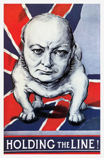 Winston Churchill -- Holding The Line! by warishellstore