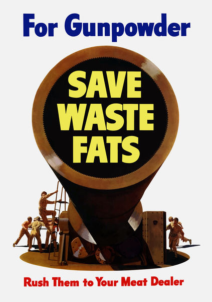 879-423-for-gunpowder-save-waste-fats-wwii-poster