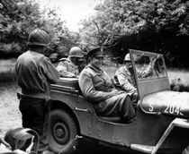 General Eisenhower In A Jeep  by warishellstore