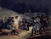 Execution of the Defenders of Madrid, 3rd May, 1808 von Francisco Jose de Goya y Lucientes