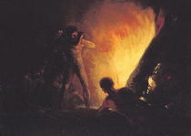 The Pyre by Francisco Jose de Goya y Lucientes
