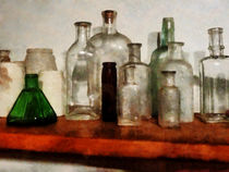 Medicine Bottles Tall and Short by Susan Savad