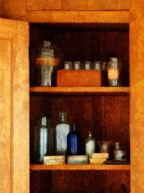 Medicine Chest with Asthma Medication by Susan Savad