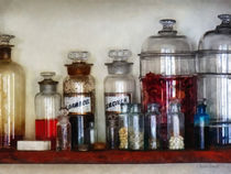 Vintage Medicine Bottles by Susan Savad