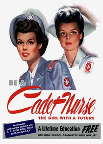 Be A Cadet Nurse - The Girl With A Future by warishellstore