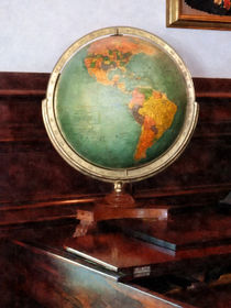 Globe on Piano by Susan Savad