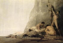 Cannibals Preparing their Victims, or The Bodies of Jean de Breb by Francisco Jose de Goya y Lucientes
