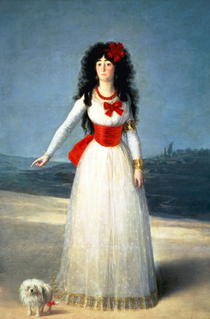 The Duchess of Alba von Francisco Jose de Goya y Lucientes