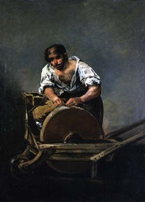 The Knife-Grinder by Francisco Jose de Goya y Lucientes