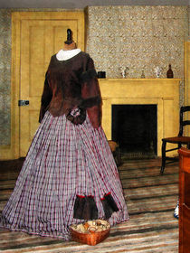 19th Century Plaid Dress by Susan Savad