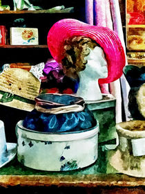 Vintage Pink Hat by Susan Savad