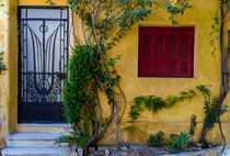 Old yellow house by Lana Malamatidi