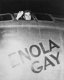 Paul Tibbets In The Enola Gay Bomber by warishellstore