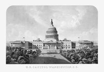US Capitol Building Washington DC by warishellstore