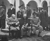 The Big Three During The Yalta Conference by warishellstore