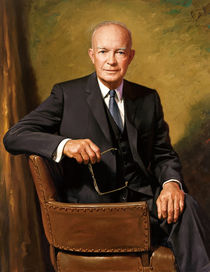 President Dwight Eisenhower Painting by warishellstore