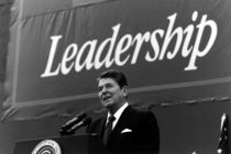 President Ronald Reagan Leadership Poster von warishellstore