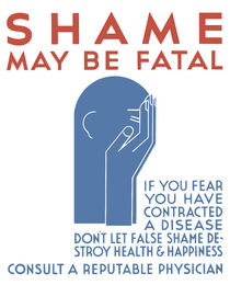 Shame May Be Fatal -- WPA Poster von warishellstore