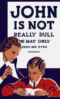John Is Not Really Dull -- WPA Print by warishellstore