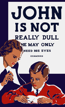 1018-484-john-is-not-really-dull-eyes-examined-wpa-poster-print-2-2
