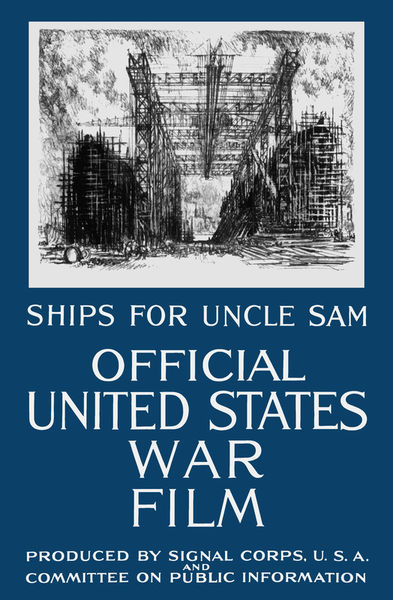 1022-486-ships-for-uncle-sam-united-states-war-film-ww1-poster-2
