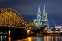 Kölner Dom und Hohenzollern Brücke von Klaus Tetzner
