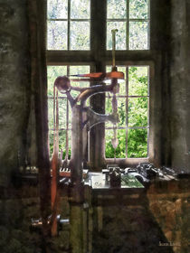 Drill Press by Window by Susan Savad